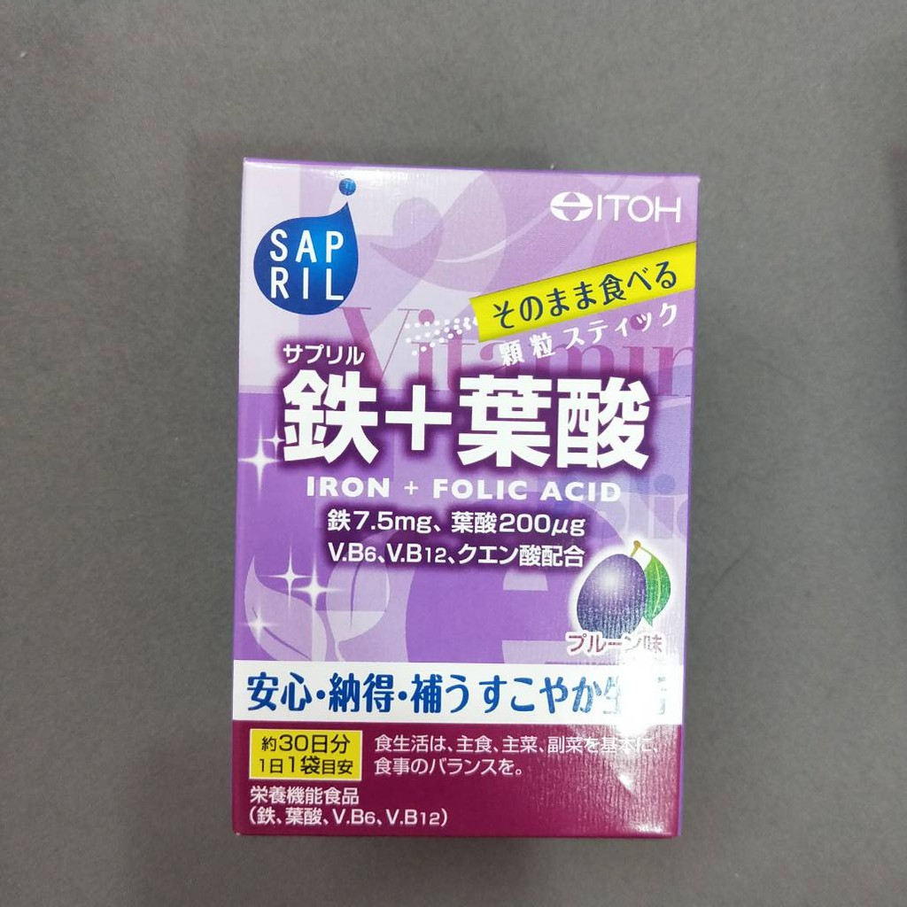 現貨🔰井藤漢方ITOH 鐵+葉酸 2gX30袋 細粒 隨身包