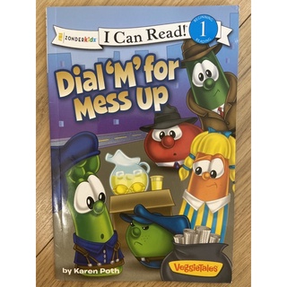 古繪本 I can read Dial M for mess up 英文繪本 故事書 童書 Karen poth