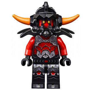 LEGO 樂高積木 人偶 未來騎士 Ash Attacker Orange Horns 含武器 70323 nex005