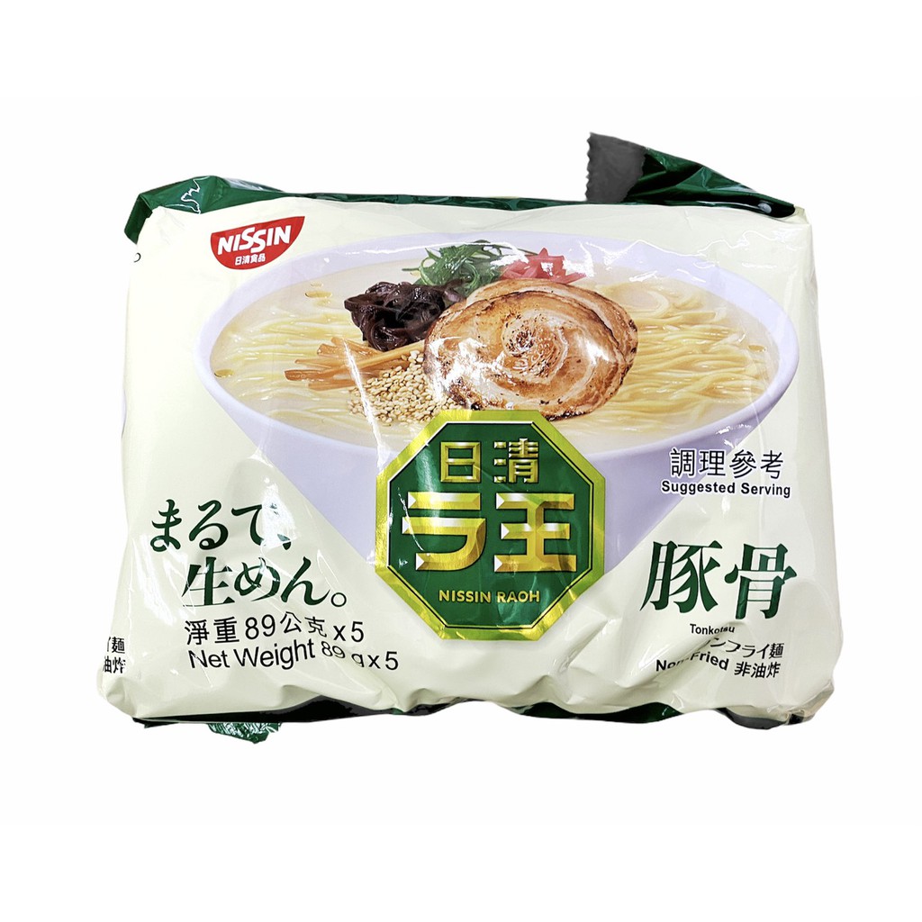 日清NISSIN 拉王豚骨拉麵 445g