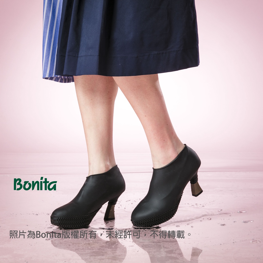 【Bonita】高跟鞋矽膠雨鞋套668-9002/適穿鞋尺寸: 35-39CM