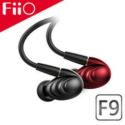 視聽影訊 含發票 公司貨 FiiO F9 標準MMCX接頭2.5/3.5mm可換線三單元圈鐵入耳線控耳機