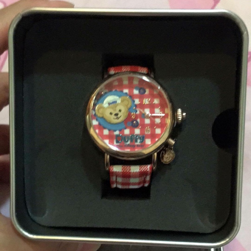 Duffy手錶 鐵盒收藏～迪士尼正品