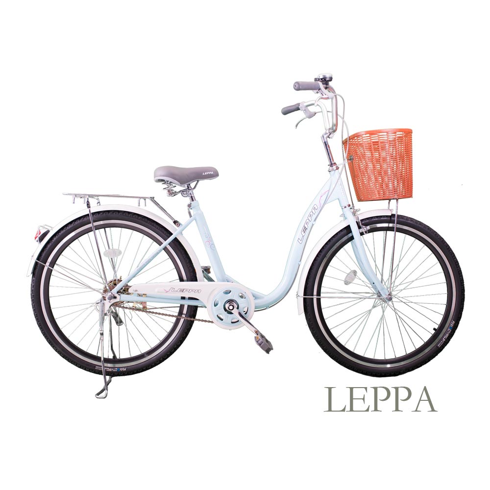 LEPPA 26吋單速低跨淑女車 -低跨高碳鋼淑女車架
