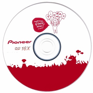 Pioneer 先鋒 16X DVD-R 4.7GB 空白光碟 10片裝 (熱縮膜裸裝)