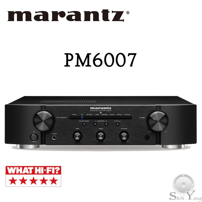 Marantz 馬蘭士 PM6007 綜合擴大機 Hi-Fi立體聲 公司貨 保固一年