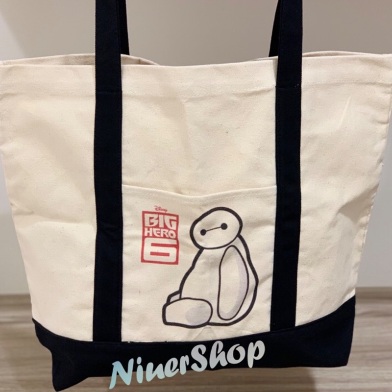 現貨 Disney 大英雄天團 Baymax杯面 托特包 蝦皮購物