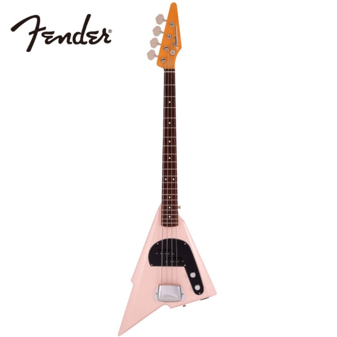 Fender Hama Okamoto Katana Bass Shell Pink 公司貨【宛伶樂器】