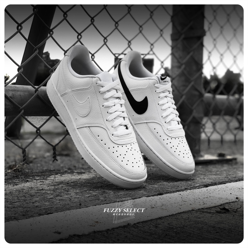 【逢甲FUZZY】Nike Court Vision Low 白黑 環保材質 DH2987-101 CD5434-100