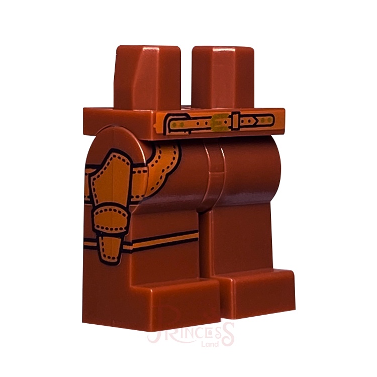 公主樂糕殿 LEGO 樂高 71008 西部 警長 腳 槍套 紅棕色 970c00pb0365 A157
