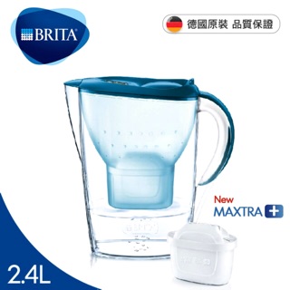 限時優惠【BRITA】德國製。馬利拉記憶型2.4L濾水壺含濾芯x1-藍-(德國BRITA)