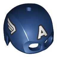 【樂高大補帖】LEGO 樂高 深藍色 美國隊長頭盔【6259732/45779/bb889pb01/76123】
