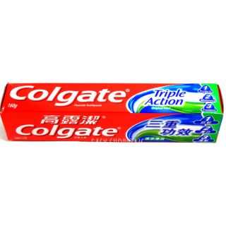 【輕·採買】高露潔牙膏 三重功效 清涼薄荷 Colgate含氟牙膏 160g