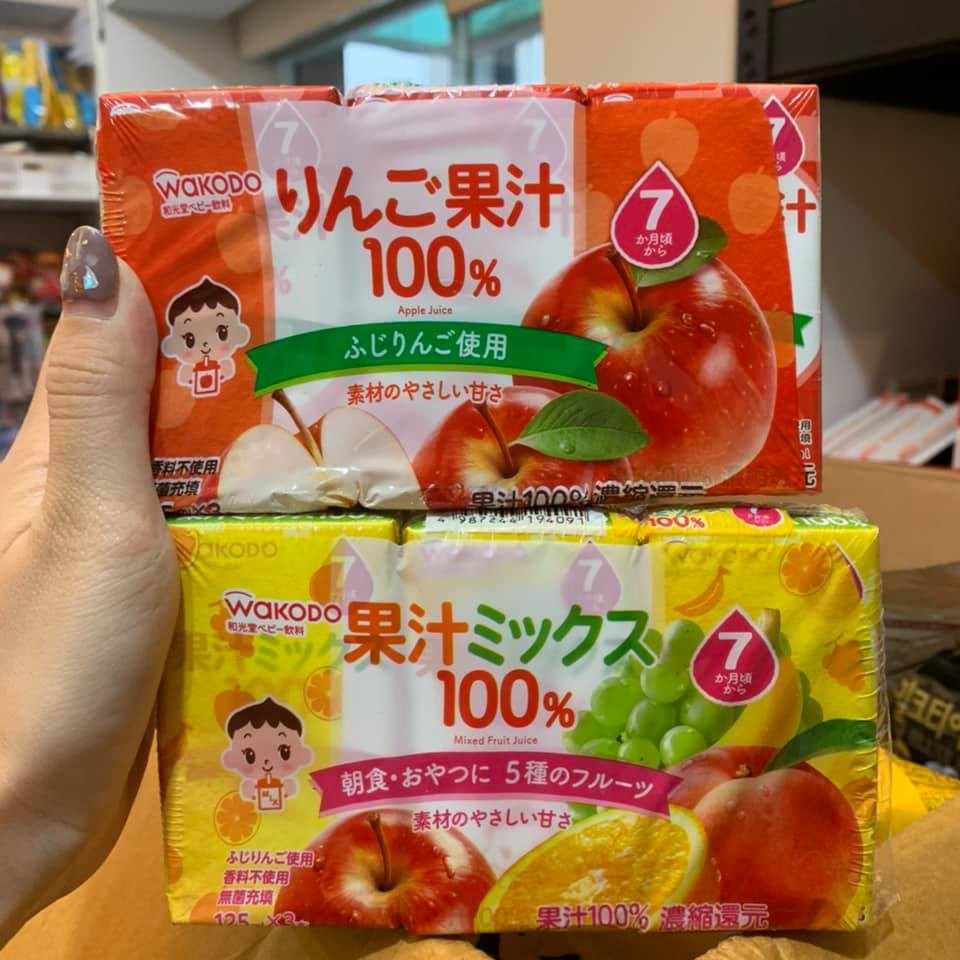日本和光堂寶寶果汁三入