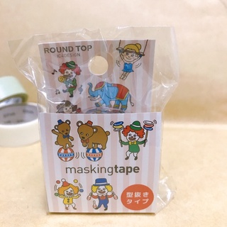 ［全新］ROUND TOP馬戲團紙膠帶 ic4design Masking Tape rt-mk-039