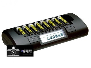 蘆洲(哈電屋)美國 POWEREX 8通道 LCD液晶顯示專業 充電器 3號 4號 專用 MH-C801D 電池 8槽