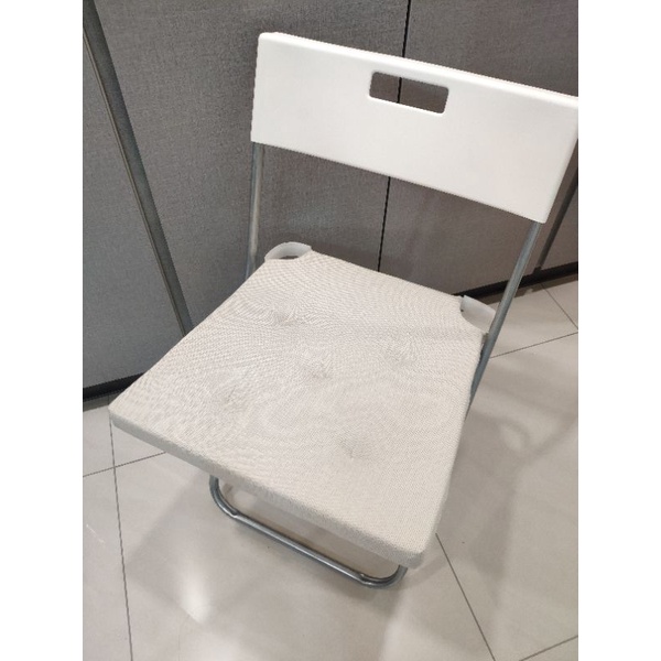 【二手】Ikea GUNDE 折疊椅 白色