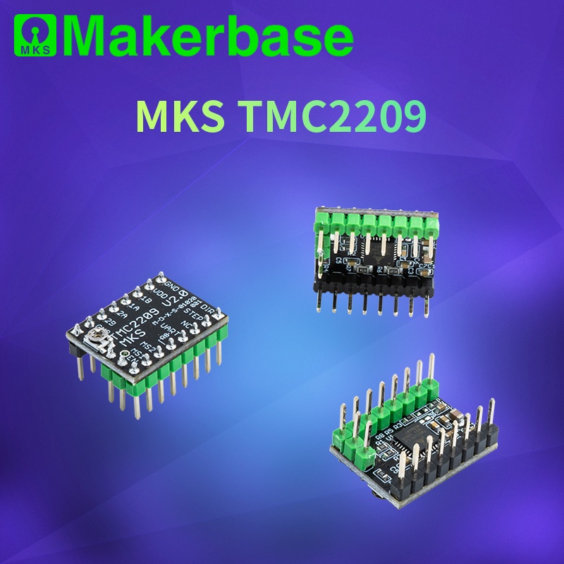 ﹊♛۩【TG】 MKS TMC2209 3D打印機電機驅動超靜音大電流無限位回零