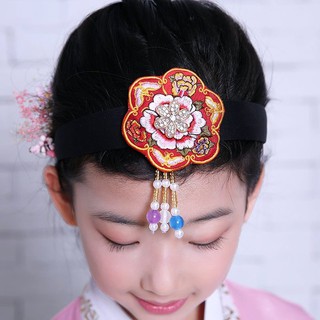 🌹手舞足蹈舞蹈用品🌹韓國表演服裝配飾/韓服配件髮箍/頭箍$250元