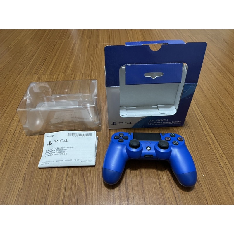 【原廠二手】PS4 Dualshock 4無線控制器-藍色