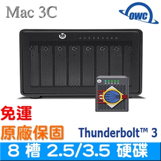 OWC-ThunderBay 8+ SoftRAID 5(Thunderbolt 3 - 八槽 2.5吋 或 3.5吋