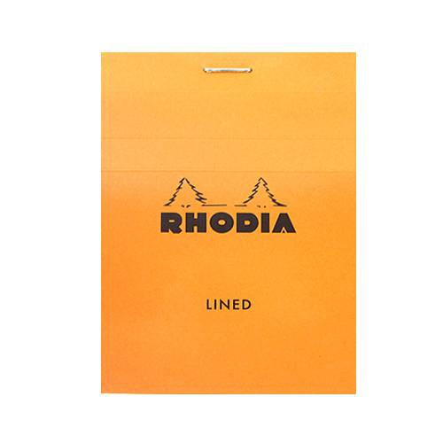 RHODIA Head Stapled Pad/ A7/ Orange/ Lined eslite誠品