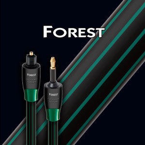 『永翊音響』美國 audioquest Forest OPTILINK 3.5mm&lt;&gt;Full-Size 光纖線1.5m