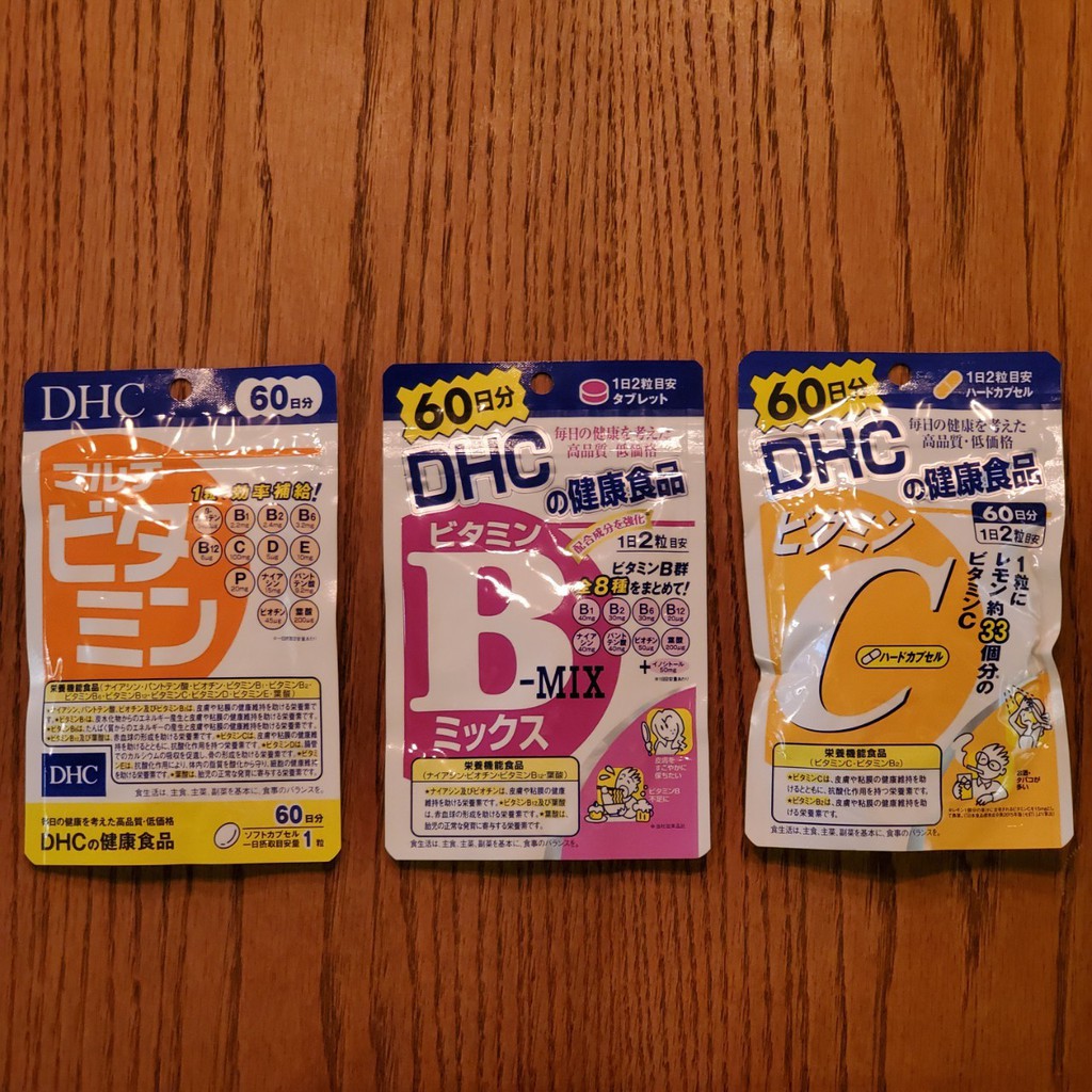 Dhc 維他命c 維他命b 綜合維他命60日維他命系列補給生活 蝦皮購物
