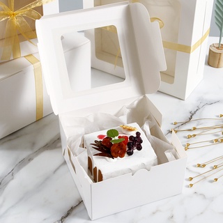 ∮春日部∮6吋白色簡約蛋糕盒 蛋糕包裝盒 戚風蛋糕盒 輕乳酪蛋糕盒 慕斯盒 巴斯克蛋糕盒 西點盒