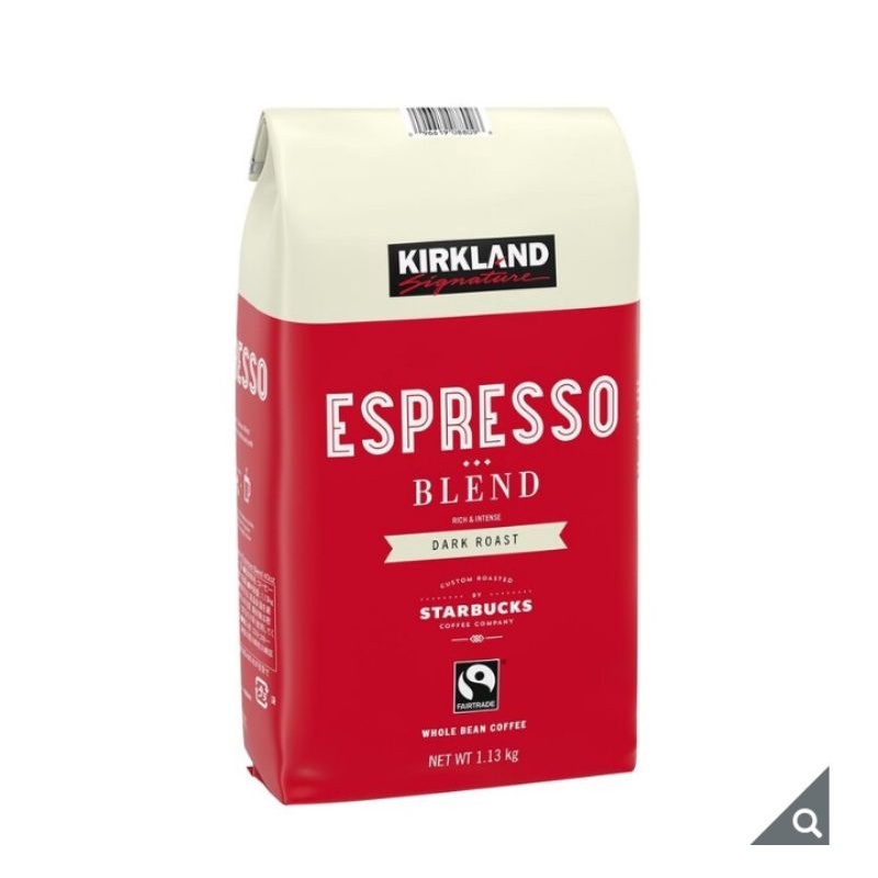 Costco好市多代購Kirkland Signature科克蘭義式深焙咖啡豆/精選咖啡豆 1.13公斤#1453924