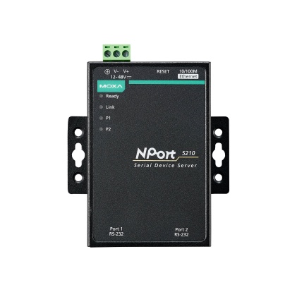🎀台灣公司貨 MOXA NPORT 5210 W 2 端口 RS-232 設備服務器