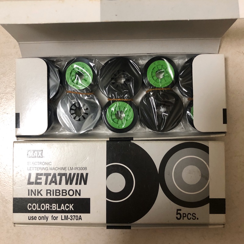 LETATWIN MAX LM-IR300B 線號機 原廠色帶 打字機碳帶