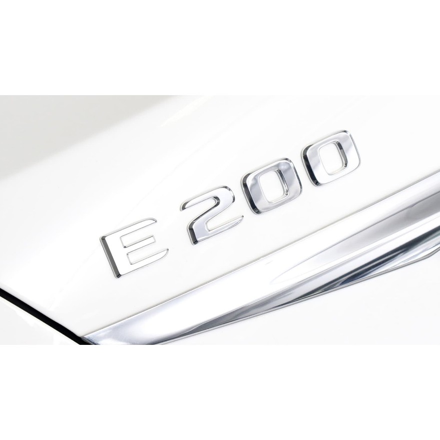 圓夢工廠 賓士 W212 S212 V212 2009~2016 E200 後車箱 鍍鉻銀 改裝字貼字標 同原廠款式