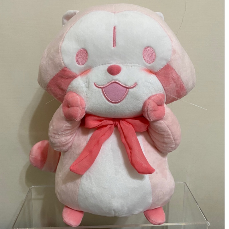 日本景品/空運版/日本櫻花小浣熊/日本小浣熊大型娃娃/日本櫻花小浣熊娃娃/櫻花浣熊娃娃/浣熊娃娃