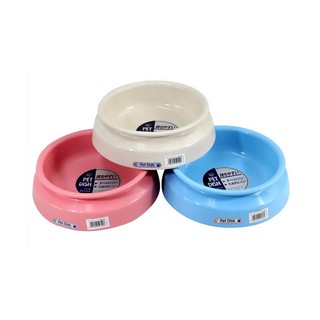 ★動物雲snow的家★ IRIS 寵物碗 食盆-PD-240 - 粉藍/ 粉/ 米色 食物碗盤