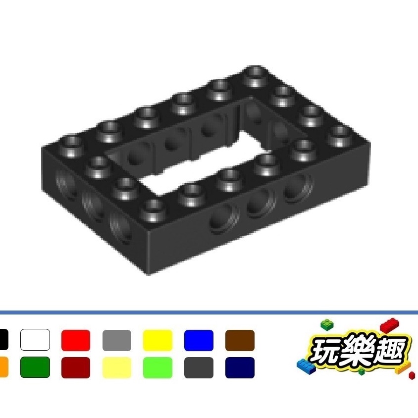 玩樂趣 LEGO樂高 32531 40344 Brick 4x6 Open Center中空磚 二手零件 2D20C