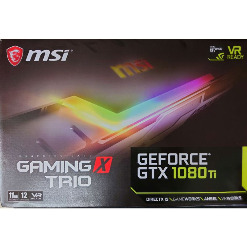 MSI 微星 GeForce GTX 1080 Ti GAMING X TRIO顯示卡