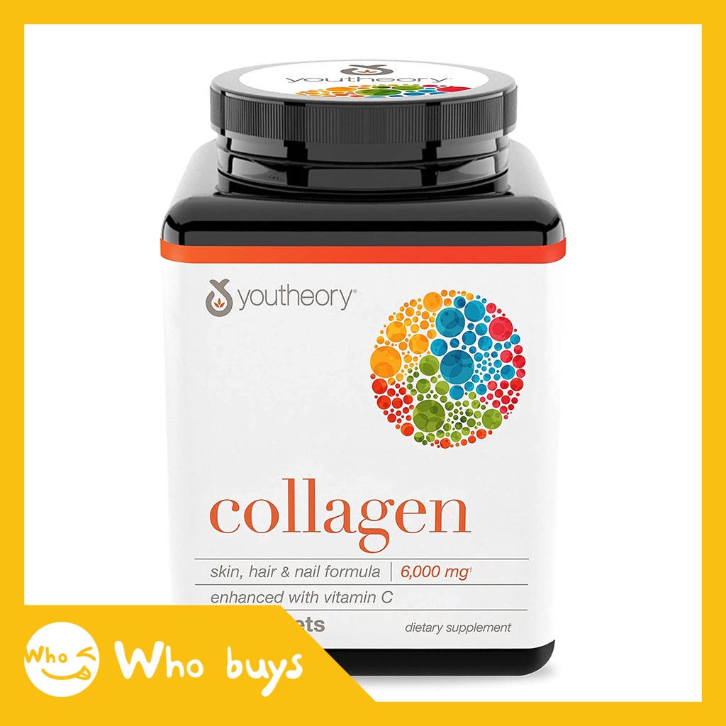 【Who buys】臺灣現貨 youtheory collagen 膠原蛋白6000毫克 / 290 tablets