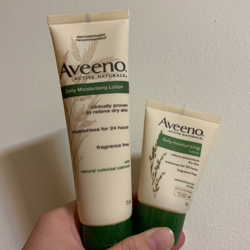 Aveeno 艾惟諾燕麥保濕乳30g 71ml daily Moisturising Lotion 乳霜 乳液