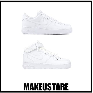 -MUS- NIKE AIR FORCE 1 全白 低筒 高筒 運動鞋 AF1 空軍一號 百搭 315122-111