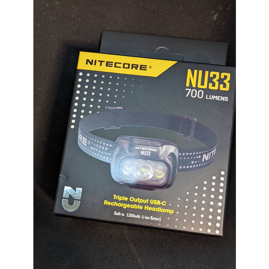 [全新改版] Nitecore nu33 輕量化 旗艦級 防水 頭燈 700流明 nu32大改版