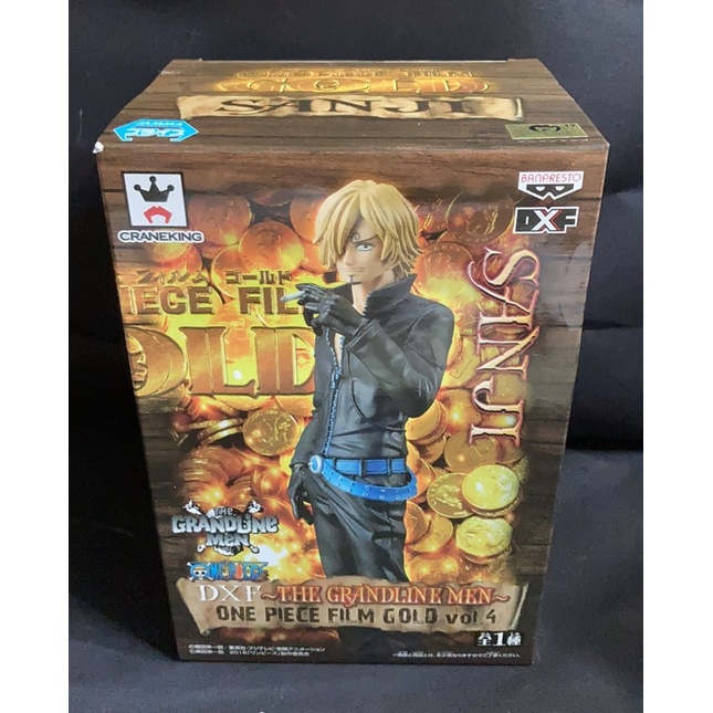 日版 金證 海賊王 航海王 劇場版 黃金城 香吉士 SANJI FILM GOLD DXF 景品 公仔