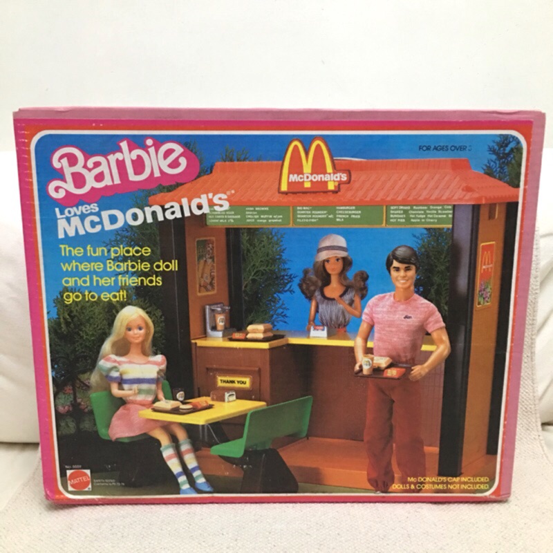 barbie loves mcdonalds 1982