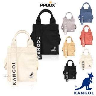 KANGOL 袋鼠 帆布包 小方包 【61551711】 時尚 側背包 女包 包包 手提包 吐司包