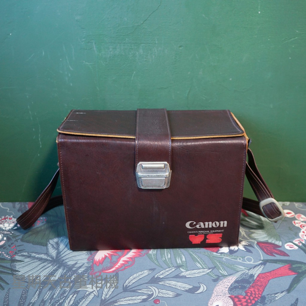 【星期天古董相機】CANON 皮革古董相機包