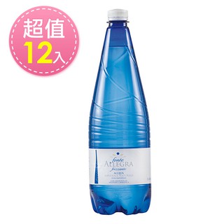 【免運】義大利進口 亞莉佳微氣泡礦泉水1000ml x12瓶