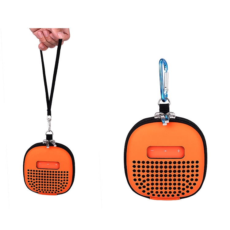 適用Bose SoundLink Micro 無線喇叭保護套 藍牙音響便攜包 外出音箱包 EVA防震包 送鎖扣
