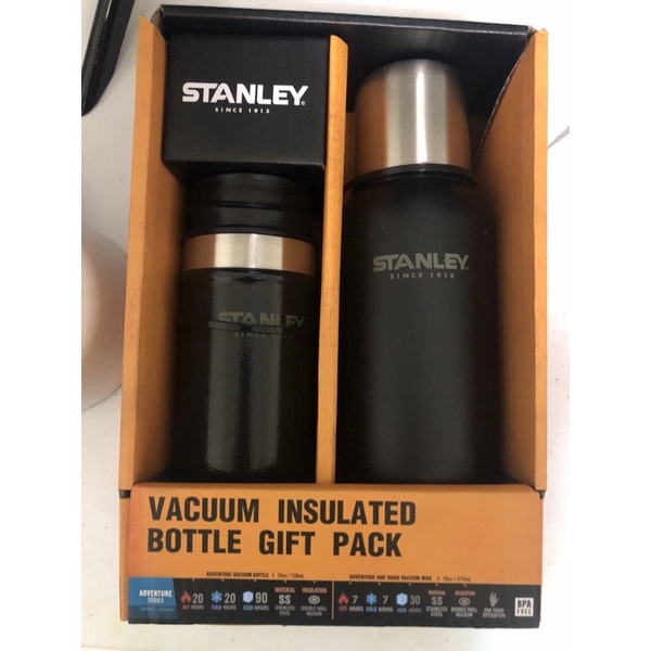 STANLEY 史丹利系列不鏽鋼真空保溫瓶739ml+保溫杯473ml套裝