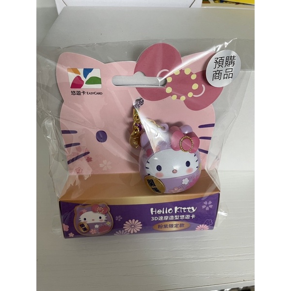 全新 現貨 Hello Kitty 3D達摩造型悠遊卡