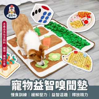 【寵星球】寵物益智嗅聞墊 聞嗅墊 嗅聞毯 狗狗玩具 慢食墊 藏食玩具 益智玩具 狗狗訓練 嗅覺訓練 智商訓練 寵物紓壓墊